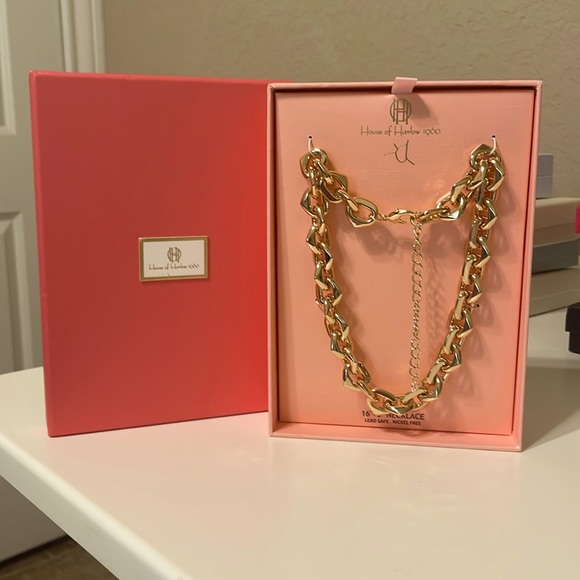 House of Harlow Gold Chunky Necklace - Picture 1 of 2